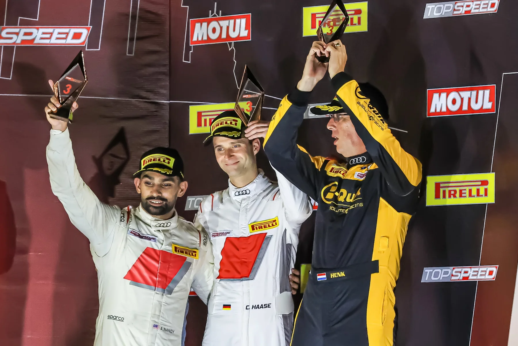 Podiumsmomente und Ergebnisse